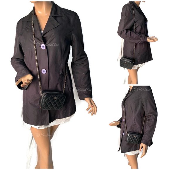 Authentic CHANEL Black Caviar Mini Camera Bag GHW - Picture 14 of 15